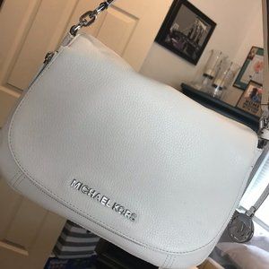 NWT Michael Kors Bedford Medium Convertible WHITE